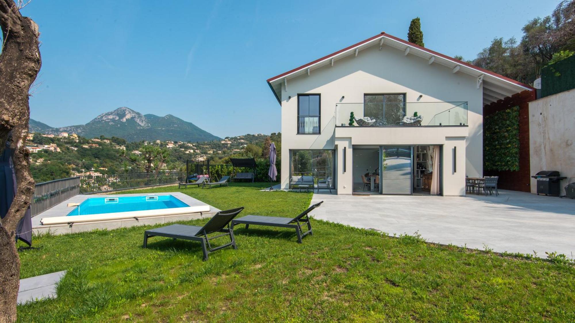 Jolie Maison Au Calme Menton Exterior foto
